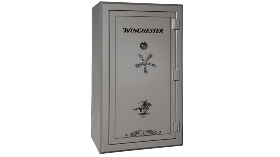 Winchester Safes Legacy 53, 51 Gun Safe, 2.5 Hour Fire Rating, U.L. Listed Mechanical Lock, Saddle Brown, 52.5 cu. Ft, L-7242-53-13-M