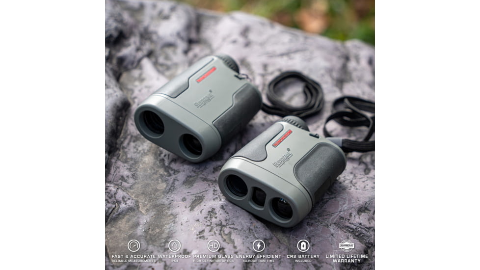 Winchester Supreme Optics 7x24mm Laser Rangefinder, Black/Gray, WQ-RF-SPRM11-7x24