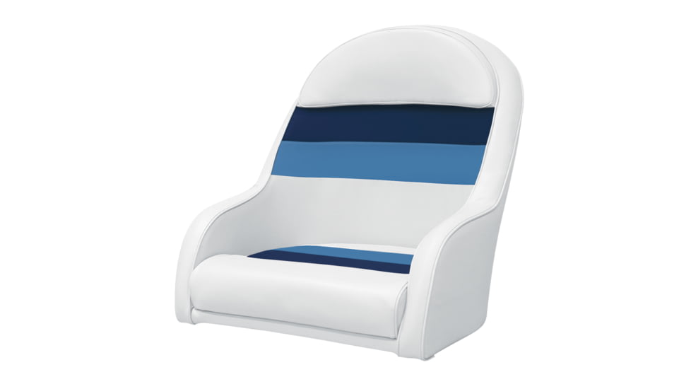 Wise Deluxe Bucket Seat /Navy/Blue, White, 8WD120LS-1008