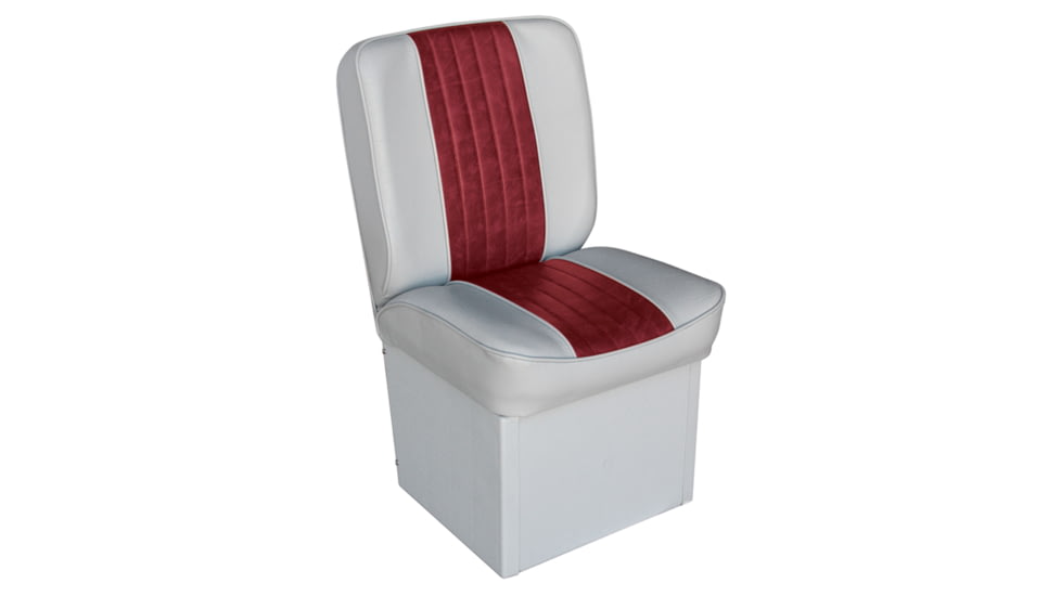 Wise Deluxe Jump Seat w/ 10'' Base, Wise Gray/Wise Red, Medium, 8WD1414P-661