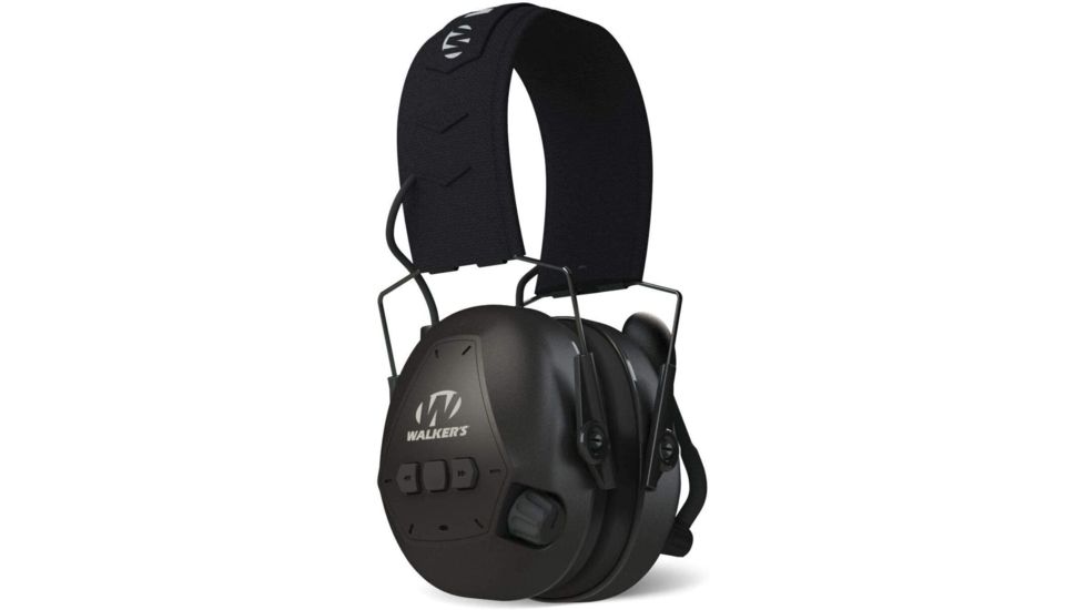 Walkers Bluetooth Mic Passive Muffs, 25 dB NRR, Black, GWP-BTPAS