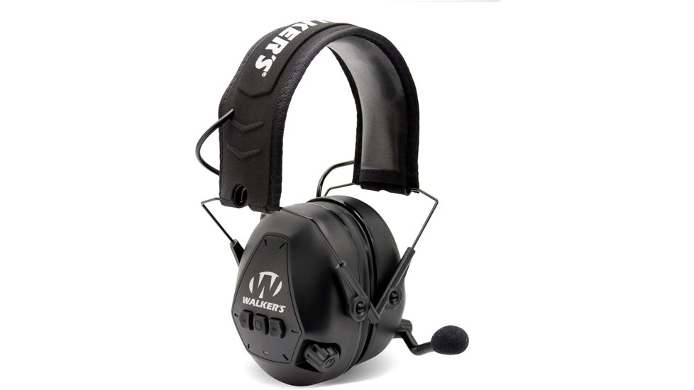 Walkers Bluetooth Mic Passive Muffs, 25 dB NRR, Black, GWP-BTPAS