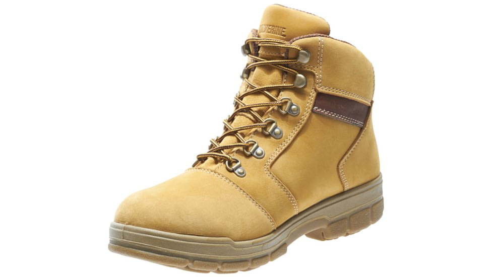 Wolverine Barkley DuraShocks Waterproof Insulated 6in Work Boot - Mens, Gold, 7 US, Medium, W04105-7M