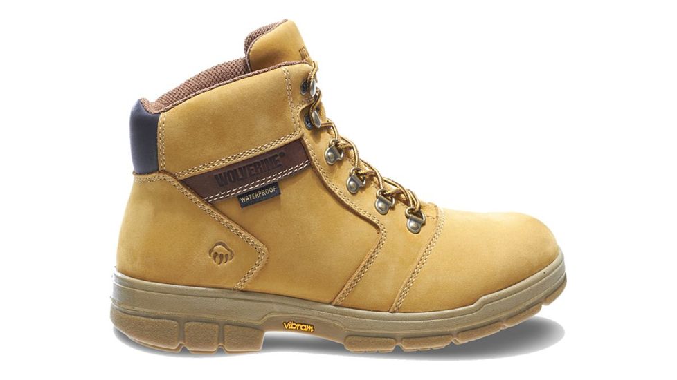 Wolverine Barkley DuraShocks Waterproof Insulated 6in Work Boot - Mens, Gold, 7 US, Medium, W04105-7M