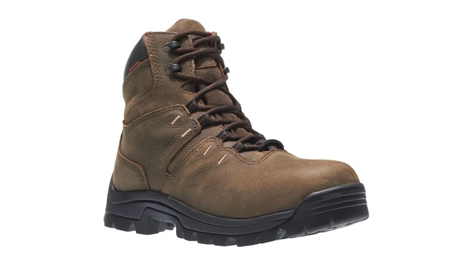 Wolverine Bonaventure Waterproof 6in Work Boot - Mens, Brown, 7.5 US, Medium, W04417-7.5M