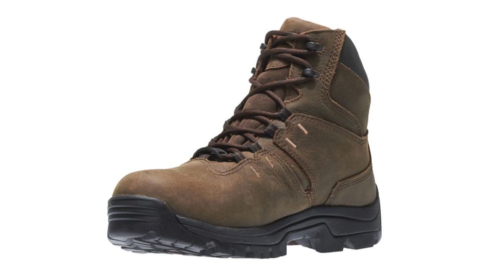 Wolverine Bonaventure Waterproof 6in Work Boot - Mens, Brown, 7.5 US, Medium, W04417-7.5M