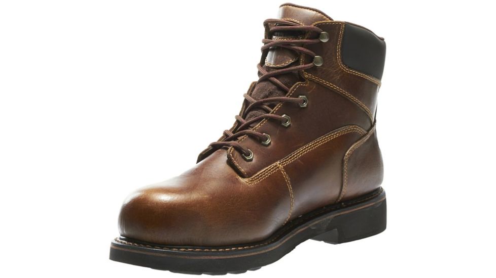 Wolverine Brek DuraShocks Waterproof 8in Steel-Toe EH Work Boot - Mens, Brown, 9.5 US, Medium, W10082-9.5M