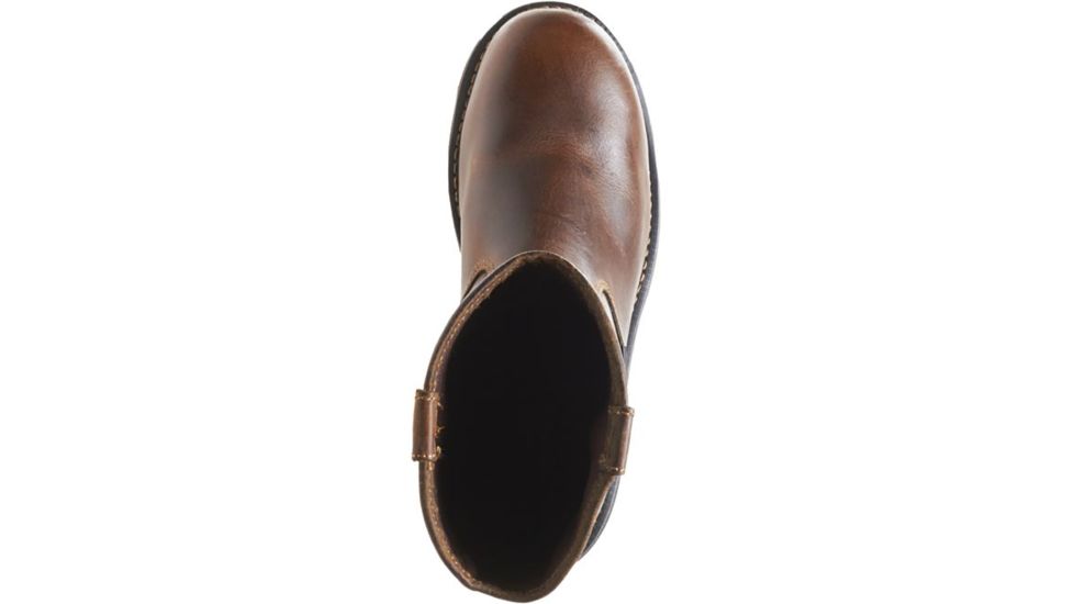Wolverine Brek DuraShocks Waterproof Wellington Steel-Toe EH Work Boot - Mens, Dark Brown, 8 US, Extra Wide, W10084-8EW