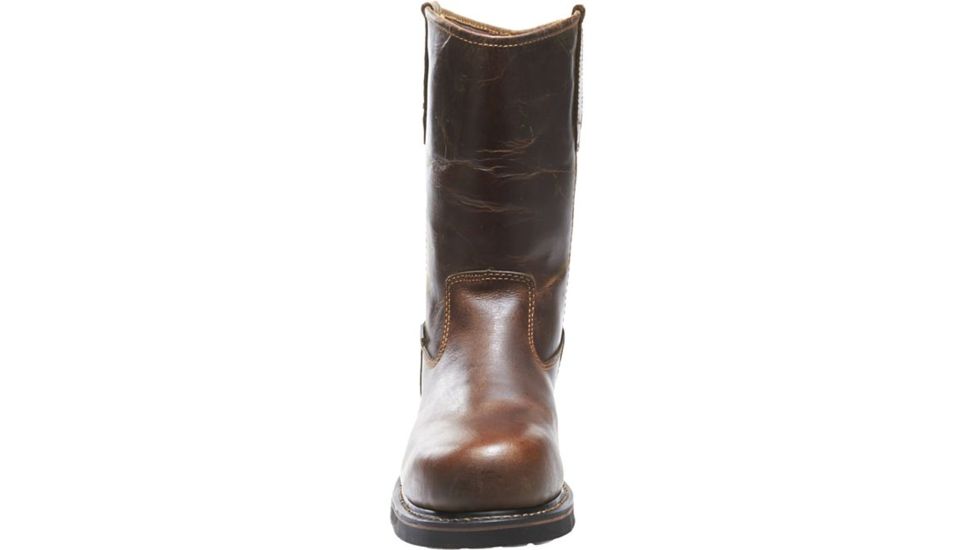 Wolverine Brek DuraShocks Waterproof Wellington Steel-Toe EH Work Boot - Mens, Dark Brown, 8 US, Extra Wide, W10084-8EW
