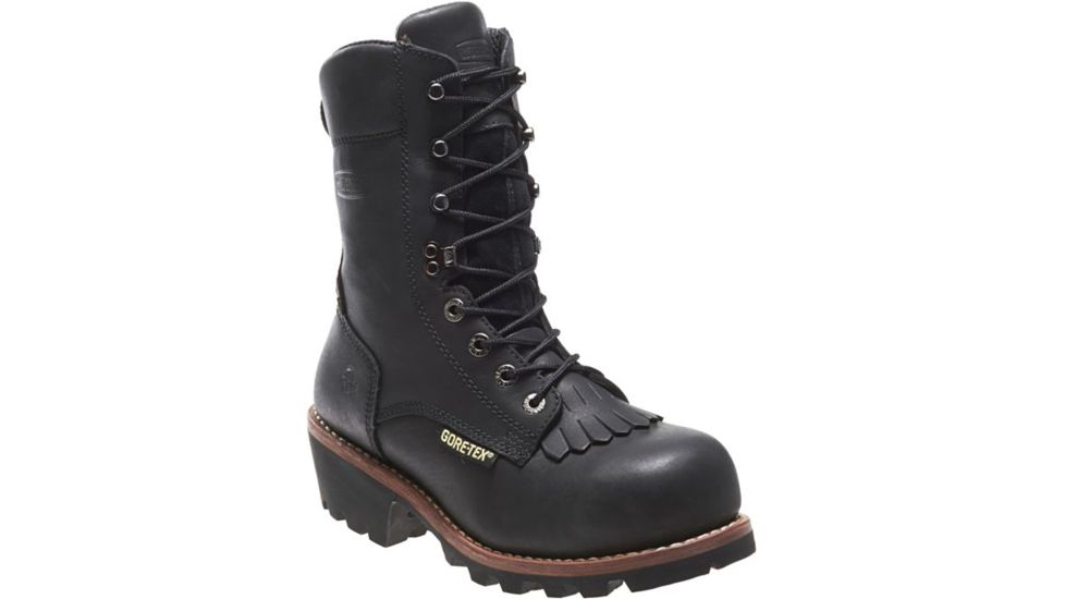Wolverine Buckeye Non-Insulated -Eaa Safety-Toe 8in Logger Work Boot - Mens, Black, 7 US, Medium, W05634-7M