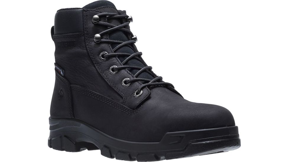 Wolverine Chainhand Waterproof 6in Boot - Mens, Black, 10 US, Medium, W10919-10M