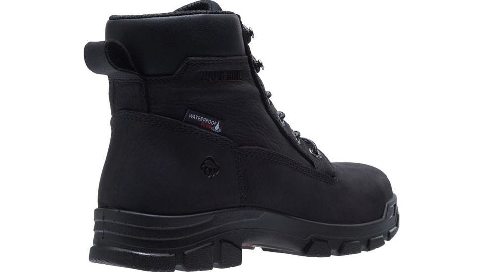 Wolverine Chainhand Waterproof 6in Boot - Mens, Black, 10 US, Medium, W10919-10M