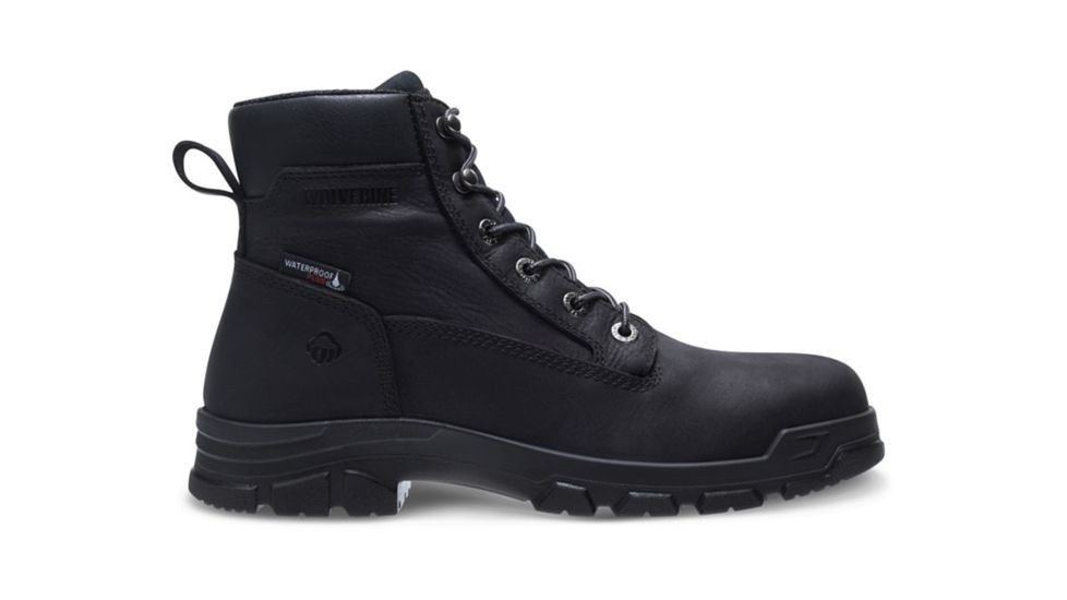 Wolverine Chainhand Waterproof 6in Boot - Mens, Black, 10 US, Medium, W10919-10M