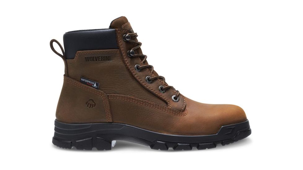 Wolverine Chainhand Waterproof 6in Boot - Mens, Brown, 12 US, Medium, W10917-12M