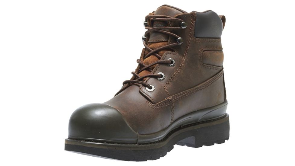 Wolverine Crawford Waterproof Steel-Toe 6in Work Boot - Mens, Brown, 7 US, Medium, W04661-7M
