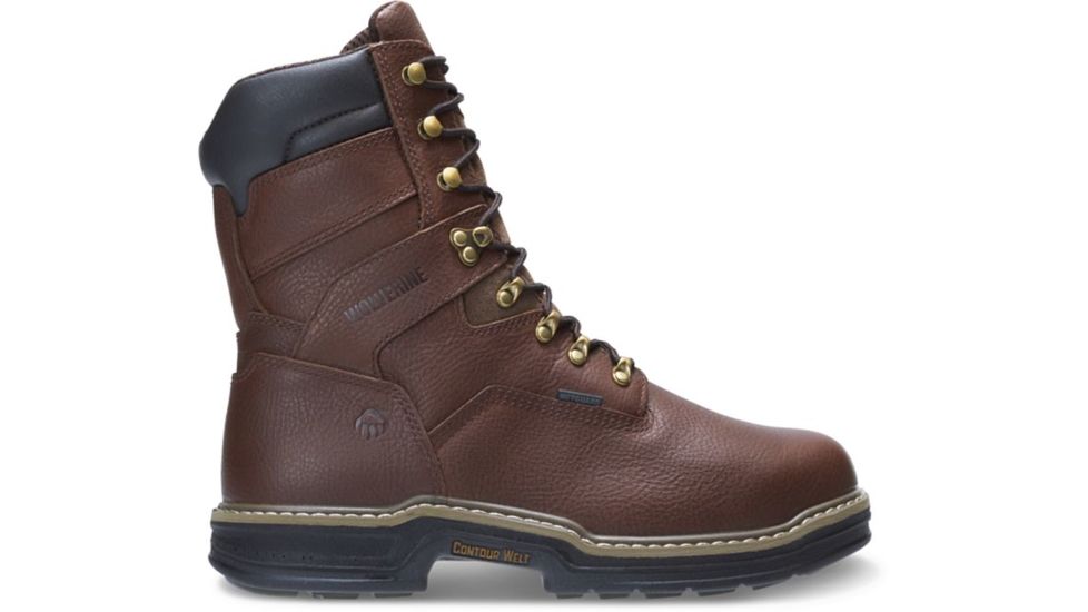 Wolverine Darco Waterproof Metatarsal Guard Steel-Toe 8in Work Boot - Mens, Brown, 7 US, Medium, W02407-7M