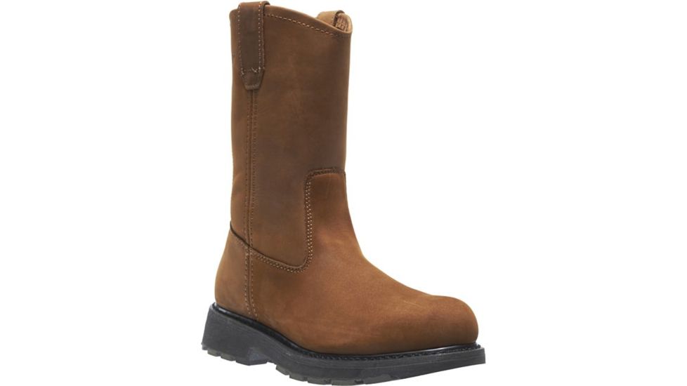 Wolverine DD Work Steel-Toe Wellington Boot - Mens, Brown, 5.5 US, Medium, W04707-5.5M