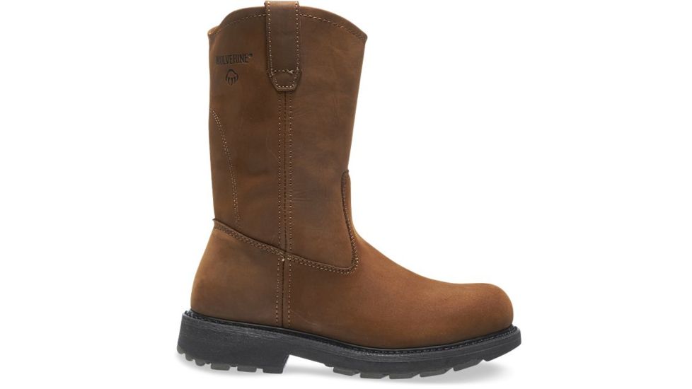 Wolverine DD Work Steel-Toe Wellington Boot - Mens, Brown, 5.5 US, Medium, W04707-5.5M