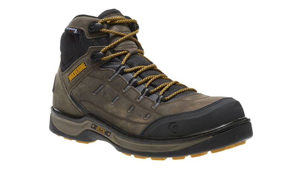 Wolverine Edge LX EPX Waterproof CarbonMAX Work Boot - Mens, Taupe/Yellow, 7.5 US, Medium, W10554-7.5M