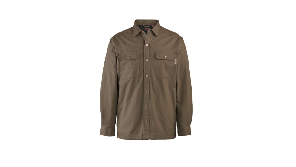 Wolverine Floorhand SJ Shirt - Men's, Dark Bison, Medium W1205610-237-M