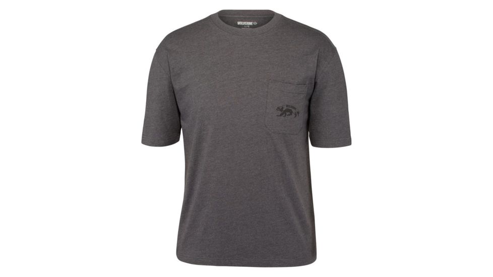 Wolverine Graphic Logo Short Sleeve Shirt - Men's, Granite, Medium W1206280-045-M