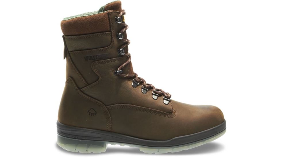 USED Wolverine I-90 DuraShocks Waterproof Insulated 8in Work Boot - Men's, Stone, 8.5 US, Medium, W03238-8.5M, EDEMO1