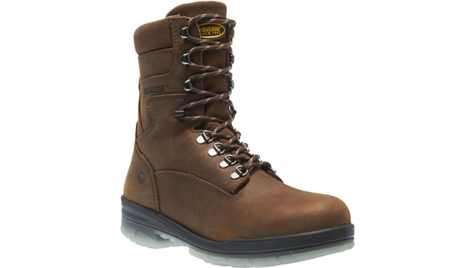 Wolverine I-90 DuraShocks Waterproof Insulated Steel-Toe 8in Work Boot - Mens, Stone, 10.5 US, Medium, W03295-10.5M