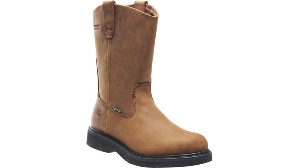 Wolverine Ingham DuraShocks Wellington Boot - Mens, Dark Brown, 7 US, Medium, W06684-7M
