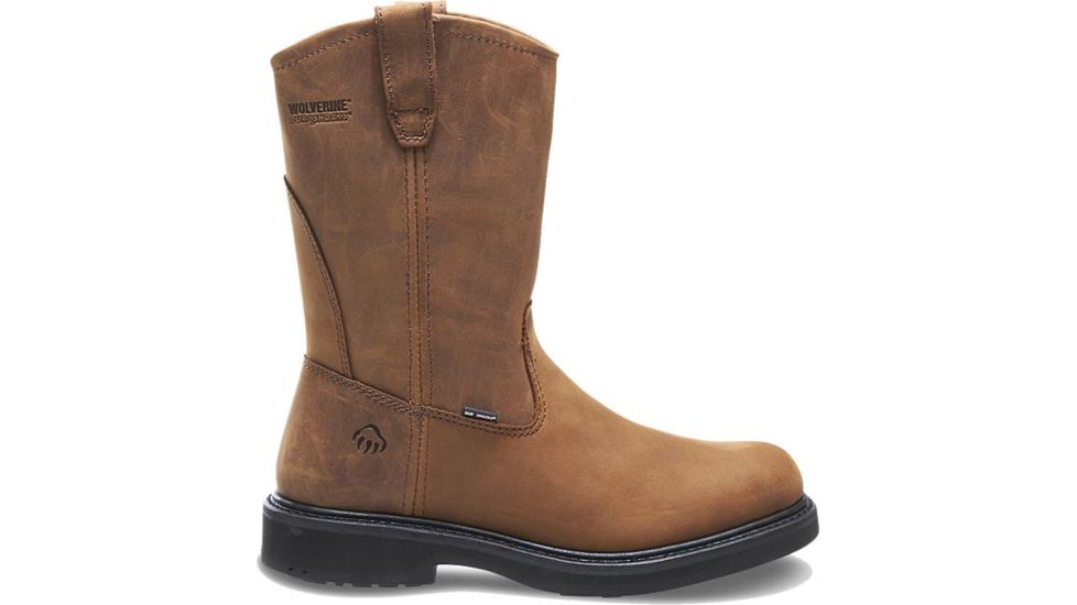 Wolverine Ingham DuraShocks Wellington Boot - Mens, Dark Brown, 7 US, Medium, W06684-7M