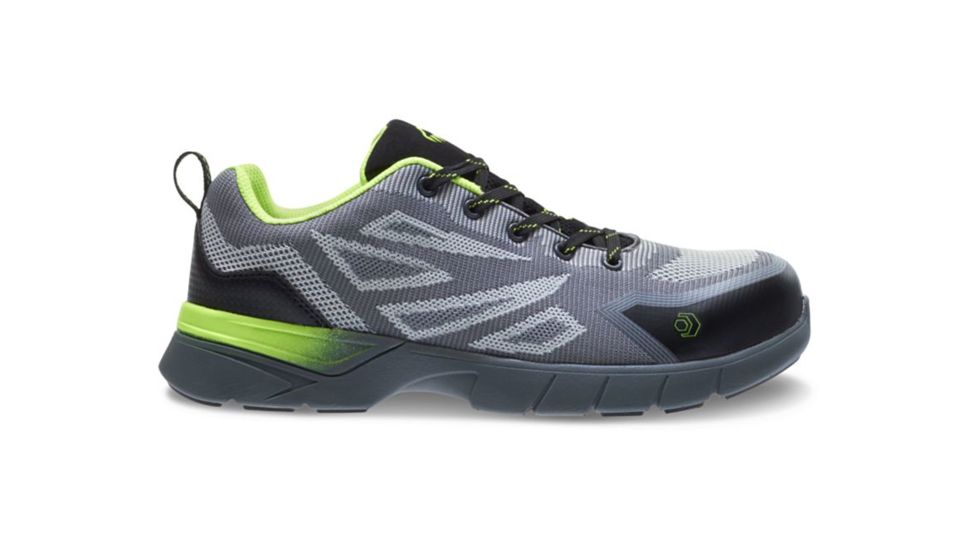 Wolverine Jetstream 2 CarbonMAX Safety Toe Shoe - Mens, Grey/Green, 7.5 US, Medium, W10805-7.5M