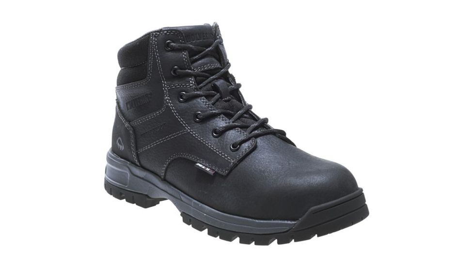 Wolverine Joliet Waterproof Composite-Toe 6in Work Boot - Mens, Black, 7.5 US, Extra Wide, W10177-7.5EW