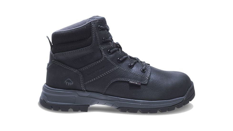 Wolverine Joliet Waterproof Composite-Toe 6in Work Boot - Mens, Black, 7.5 US, Extra Wide, W10177-7.5EW