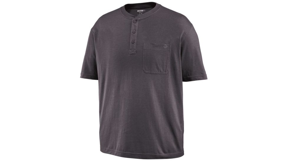 Wolverine Knox Hnly Short Sleeve Shirt - Men's, Granite, Medium W1203660-045-M