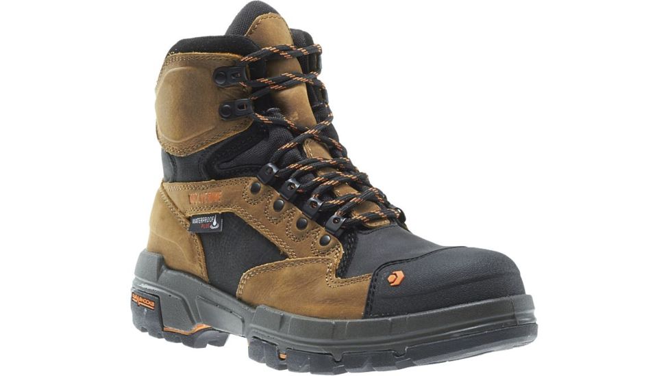 Wolverine Legend DuraShocks CarbonMAX Safety Toe 6in Boot - Mens, Tan, 11 US, Medium, W10611-11M