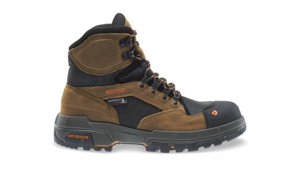 Wolverine Legend DuraShocks CarbonMAX Safety Toe 6in Boot - Mens, Tan, 11 US, Medium, W10611-11M