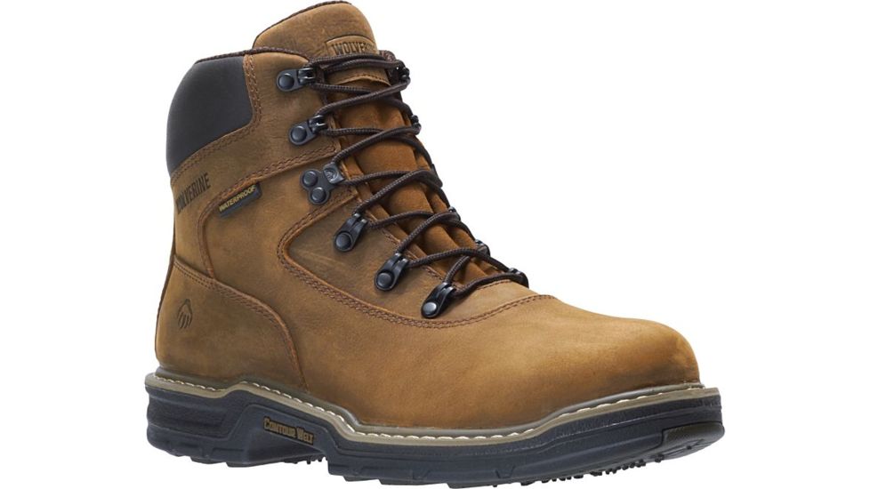 Wolverine Marauder Insulated Steel-Toe 6in Work Boot - Mens, Brown, 7 US, Medium, W02161-7M