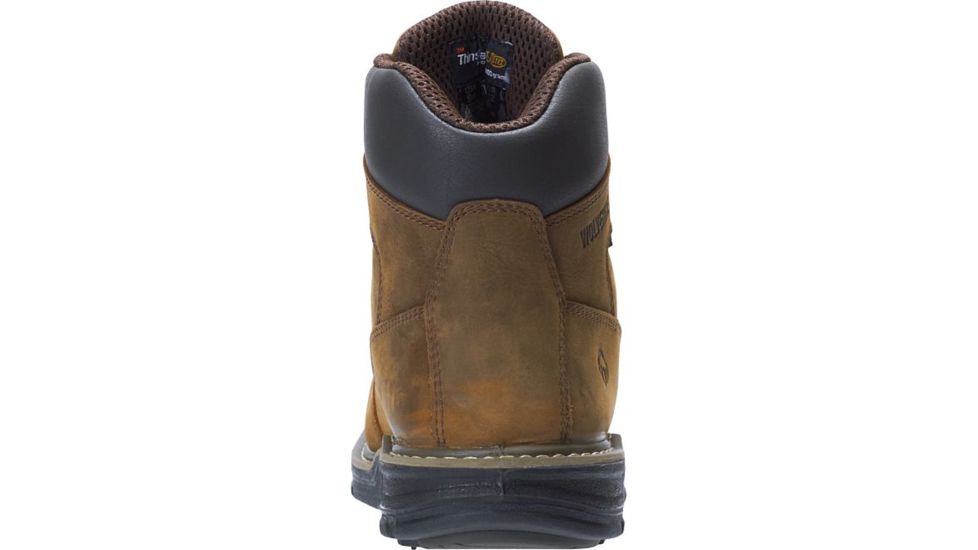 Wolverine Marauder Insulated Steel-Toe 6in Work Boot - Mens, Brown, 7 US, Medium, W02161-7M