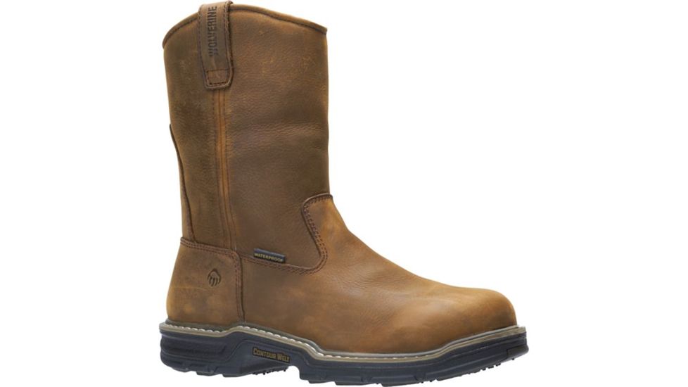 Wolverine Marauder Insulated Steel-Toe Wellington Boot - Mens, Brown, 7 US, Medium, W02165-7M