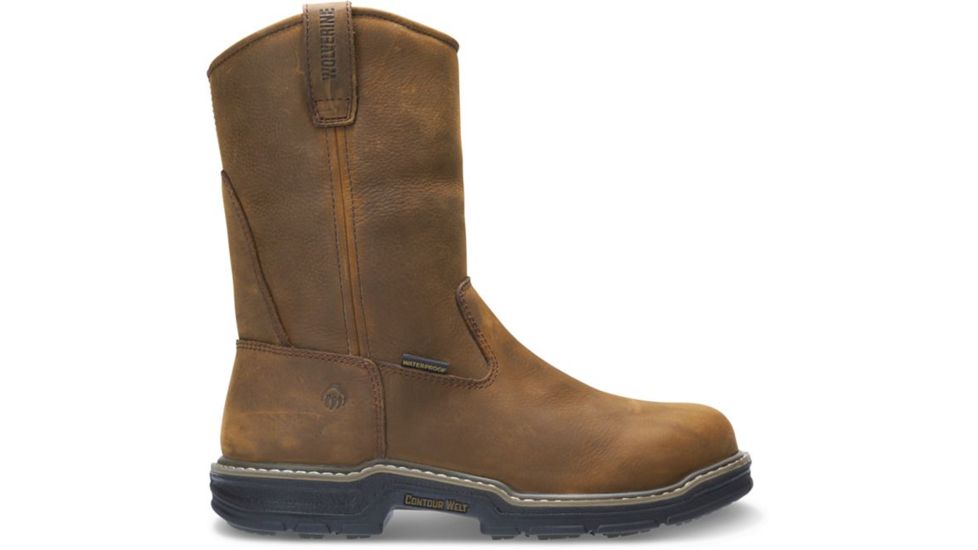 Wolverine Marauder Insulated Steel-Toe Wellington Boot - Mens, Brown, 7 US, Medium, W02165-7M