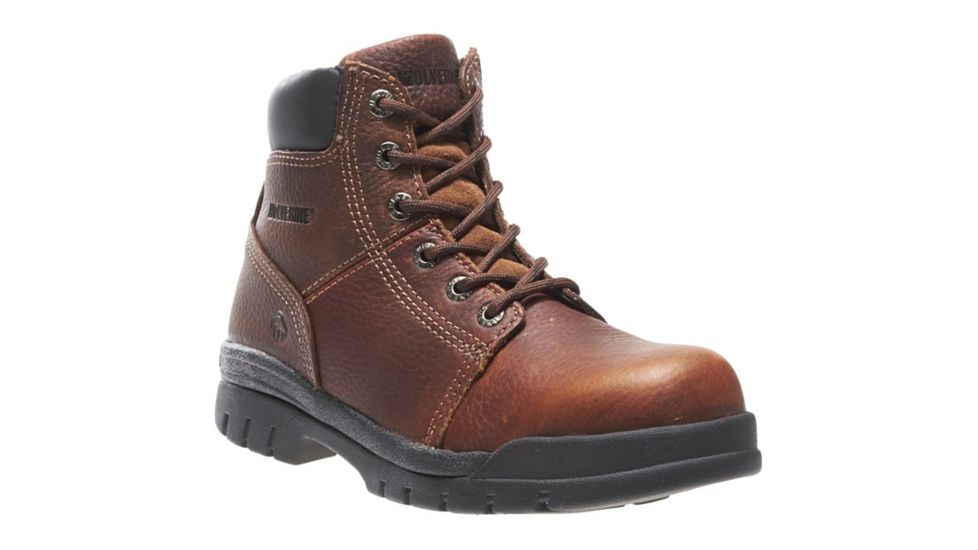 Wolverine Marquette Steel-Toe 6in Work Boot - Mens, Walnut, 7.5 US, Medium, W04713-7.5M