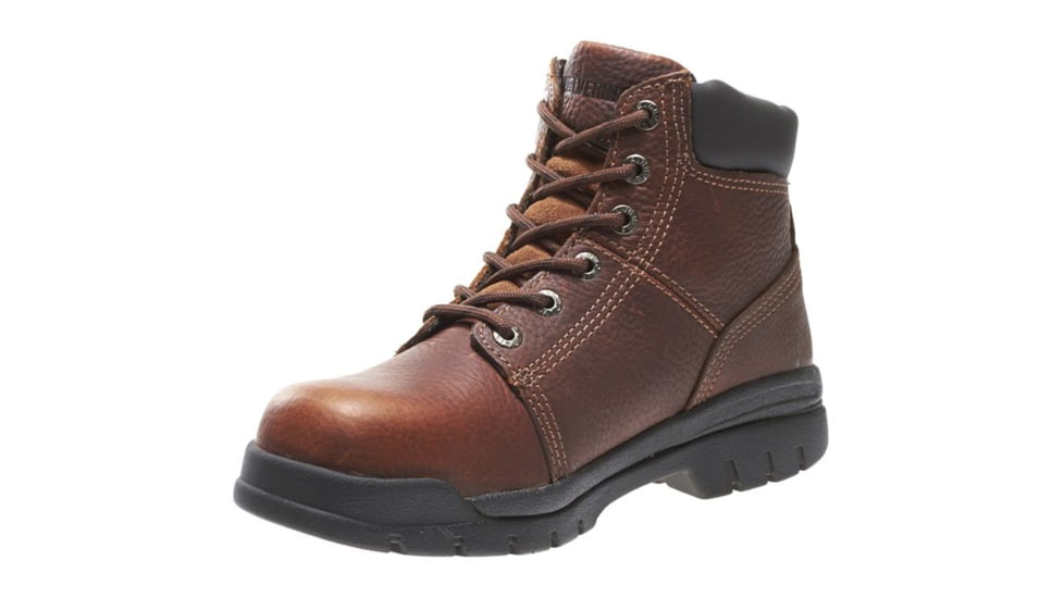 Wolverine Marquette Steel-Toe 6in Work Boot - Mens, Walnut, 7.5 US, Medium, W04713-7.5M