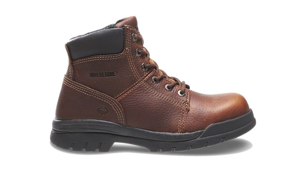 Wolverine Marquette Steel-Toe 6in Work Boot - Mens, Walnut, 7.5 US, Medium, W04713-7.5M