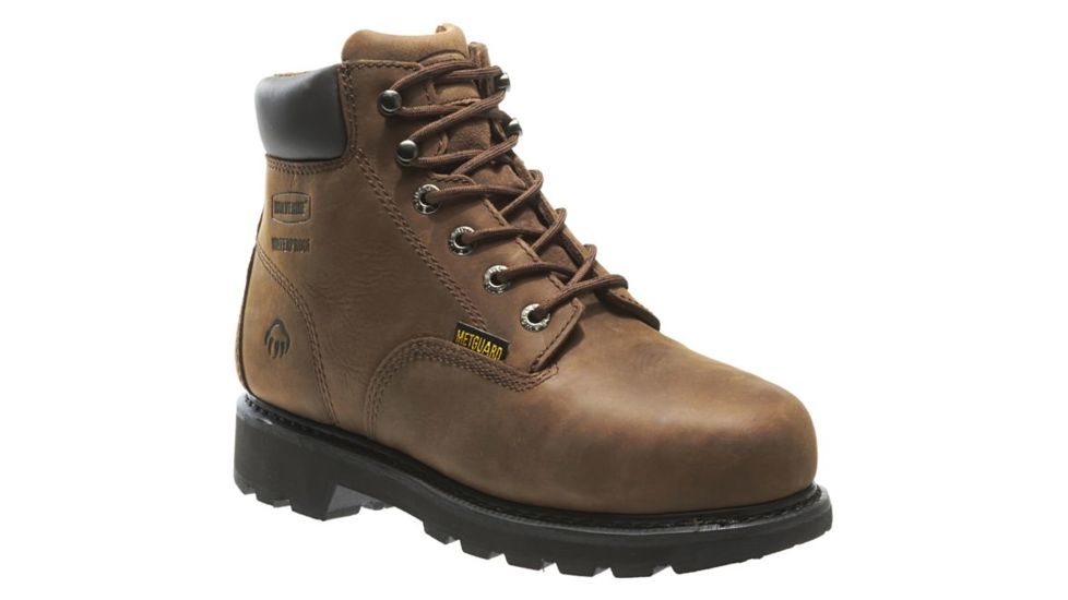 Wolverine Mckay Waterproof Steel-Toe 6in Work Boot - Mens, Brown, 8 US, Medium, W05679-8M
