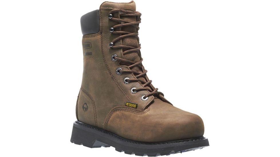 Wolverine Mckay Waterproof Steel-Toe 8in Work Boot - Mens, Brown, 5 US, Medium, W05680-5M