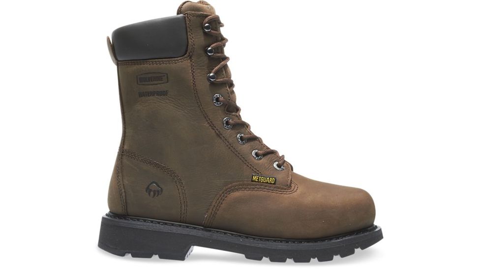 Wolverine Mckay Waterproof Steel-Toe 8in Work Boot - Mens, Brown, 5 US, Medium, W05680-5M