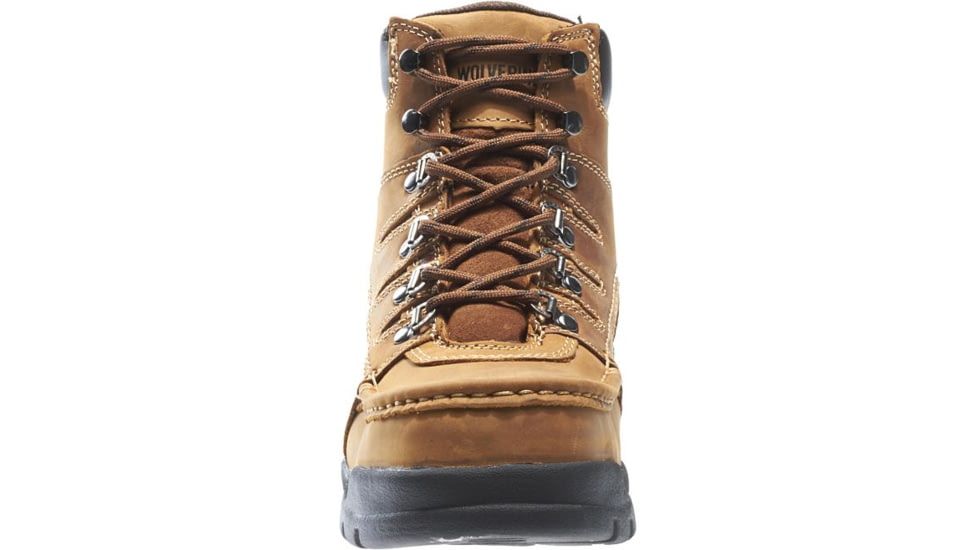 Wolverine Potomac English Moc Steel-Toe 6in Work Boot - Mens, Brown, 8.5 US, Extra Wide, W04349-8.5EW