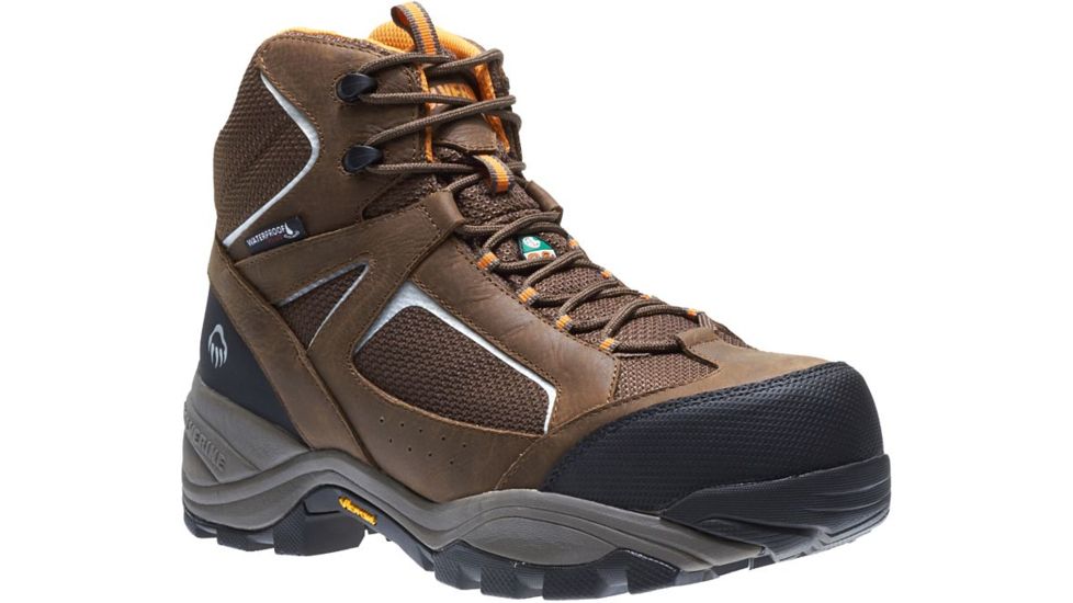 Wolverine Quest Puncture Resistant Safety Toe Boot - Mens, Brown, 7 US, Medium, W10759-7M