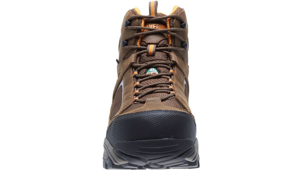 Wolverine Quest Puncture Resistant Safety Toe Boot - Mens, Brown, 7 US, Medium, W10759-7M