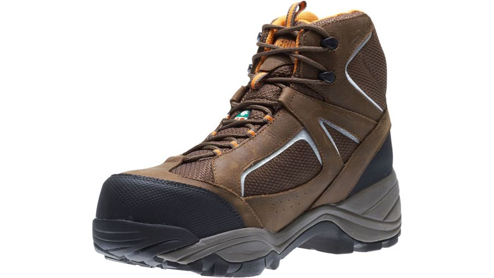 Wolverine Quest Puncture Resistant Safety Toe Boot - Mens, Brown, 7 US, Medium, W10759-7M