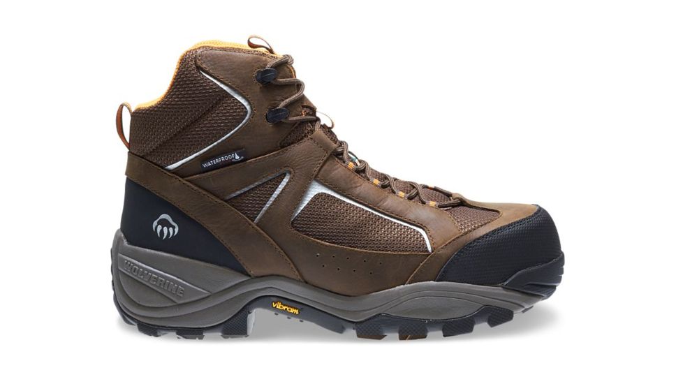 Wolverine Quest Puncture Resistant Safety Toe Boot - Mens, Brown, 7 US, Medium, W10759-7M